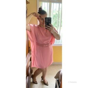 Halston Heritage kimono style knee length dress